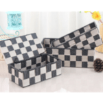 Set de paniers carré 3pcs série beigy