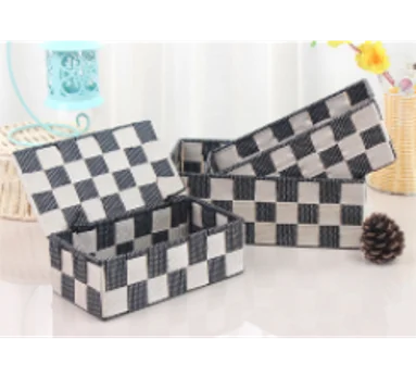 Set de paniers carré 3pcs série beigy
