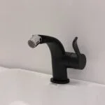 Mitigeur bidet noir rimini 16.089.0838