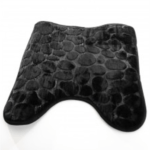 Tapis 45x45 cm noir série trendy