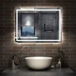 Miroir LED Carré BK 80×60 BK-L-703 Horizontal