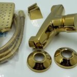 Mitigeur de Douche Doré