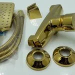 Mitigeur de Douche Doré