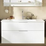 Meuble Suspendu BK 80cm 2 Tiroirs Blanc