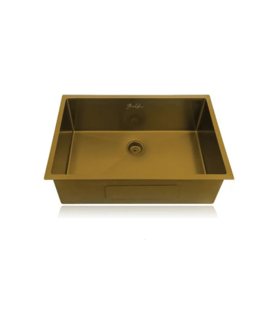 Baldini évier BL 12 58X45 Gold - L'éclat du Luxe dans un Format Fonctionnel