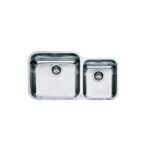 Évier Franke Gax sous plan 120-2 bac 83 x 45 cm