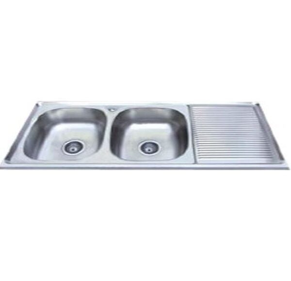 Evier encastrable inox 1.20x50