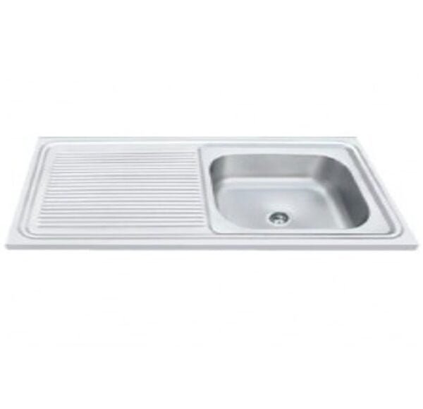 Evier encastrable inox 90x50