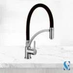 Mitigeur chef cuisine noir chrome Firmer
