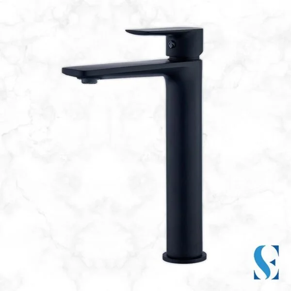 Mitigeur pour vasque noir Firmer 30cm