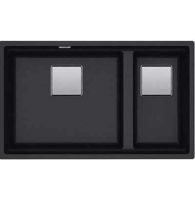 Franke évier graphite 76x46 sous plan Kubus