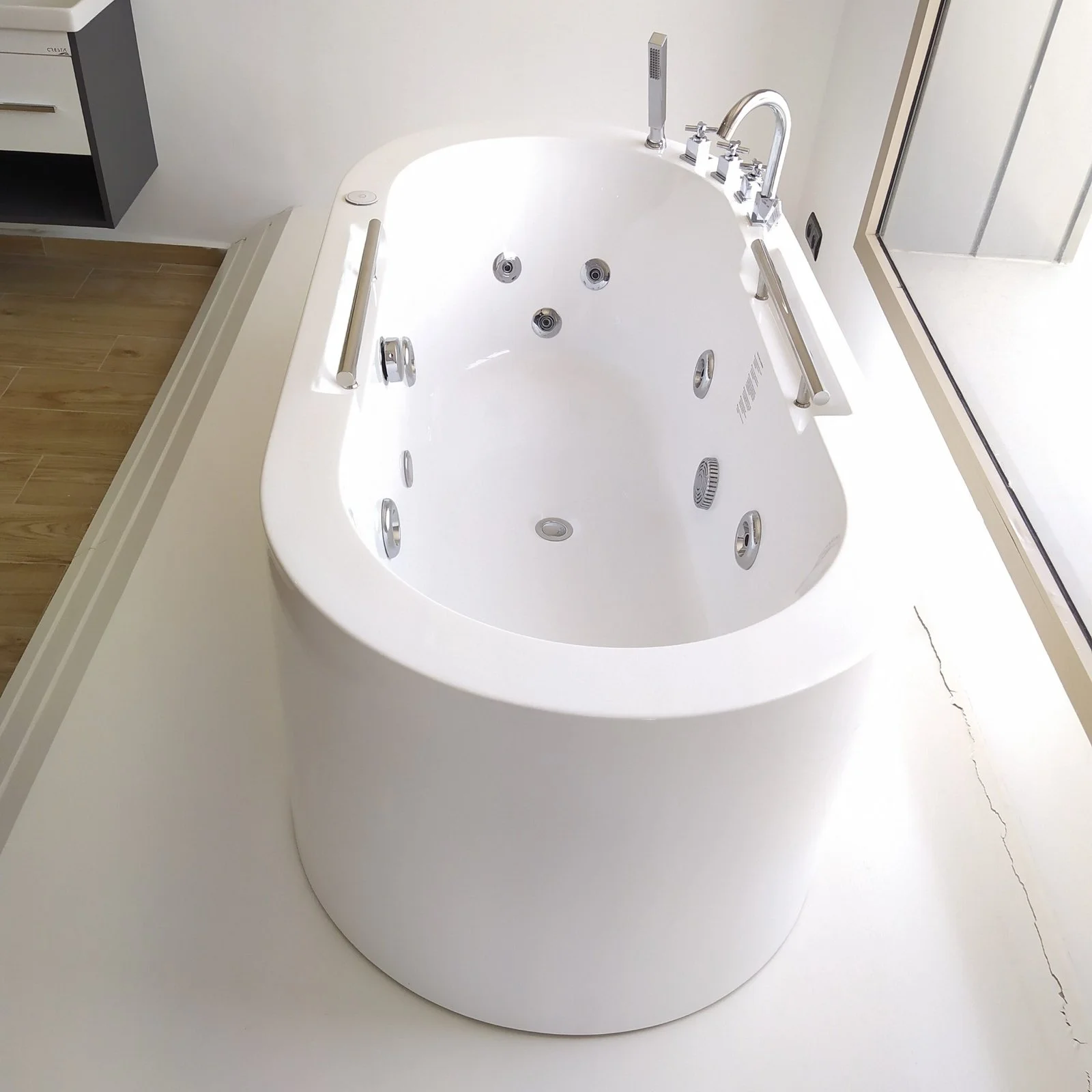 Baignoire-Jaccuzi hydr 170X80x60