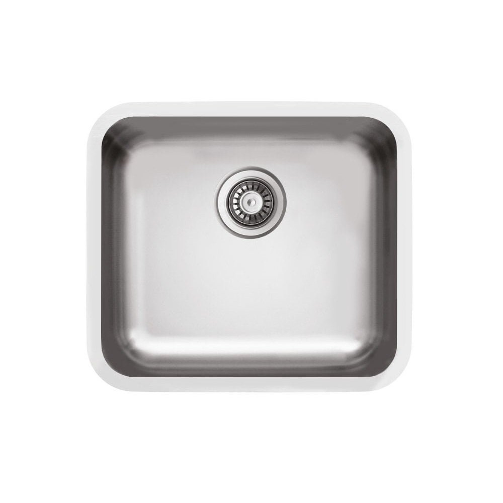 Goslar évier sous plan 49x44 carre brossé