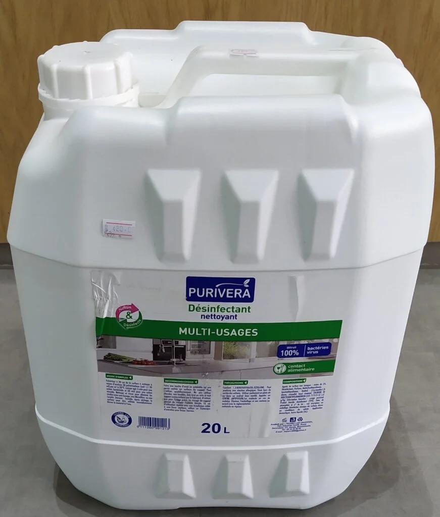 Désinfectant Nettoyant Multi Surfaces 20L