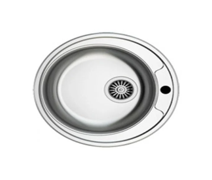 Evier encastrable inox rond 47x47