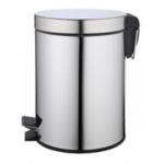 Poubelle a pedale en inox 5l sanili