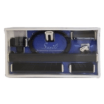 Accessoires de SDB plastique noir Sanili