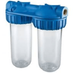 Porte filtre duo ¾ atlas