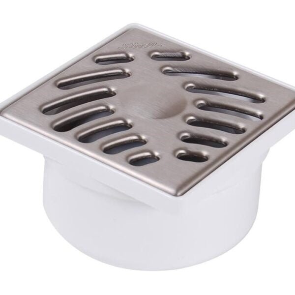 Nicoll siphon de sol 10x10 chrome