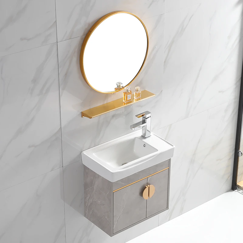 Meuble salle de bain 50×30 bronze
