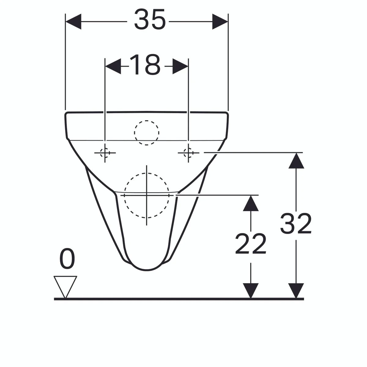 Geberit cuvette suspendu selnova normal+abattant amortissable – Image 2