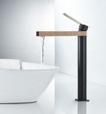 Momali Mitigeur Lavabo Haut Bronze Noir