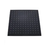 Zenith pomme de douche noir 40x40 carrée