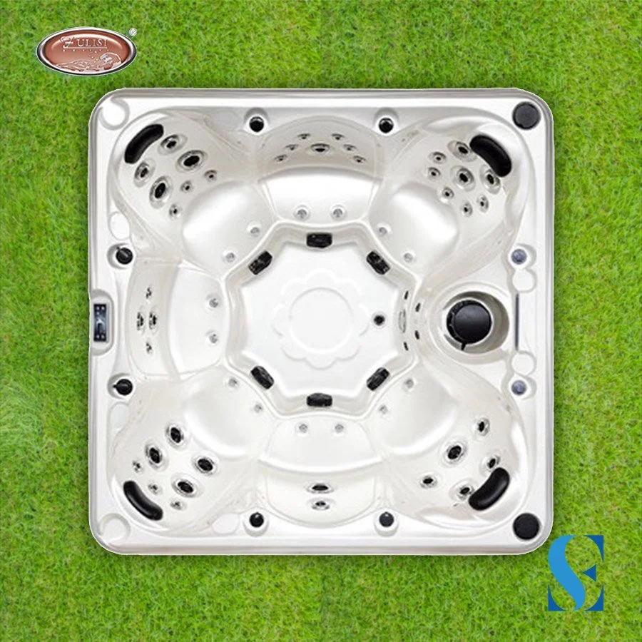 Fulisi® jacuzzi spa blanc gris 214×214 – Image 2