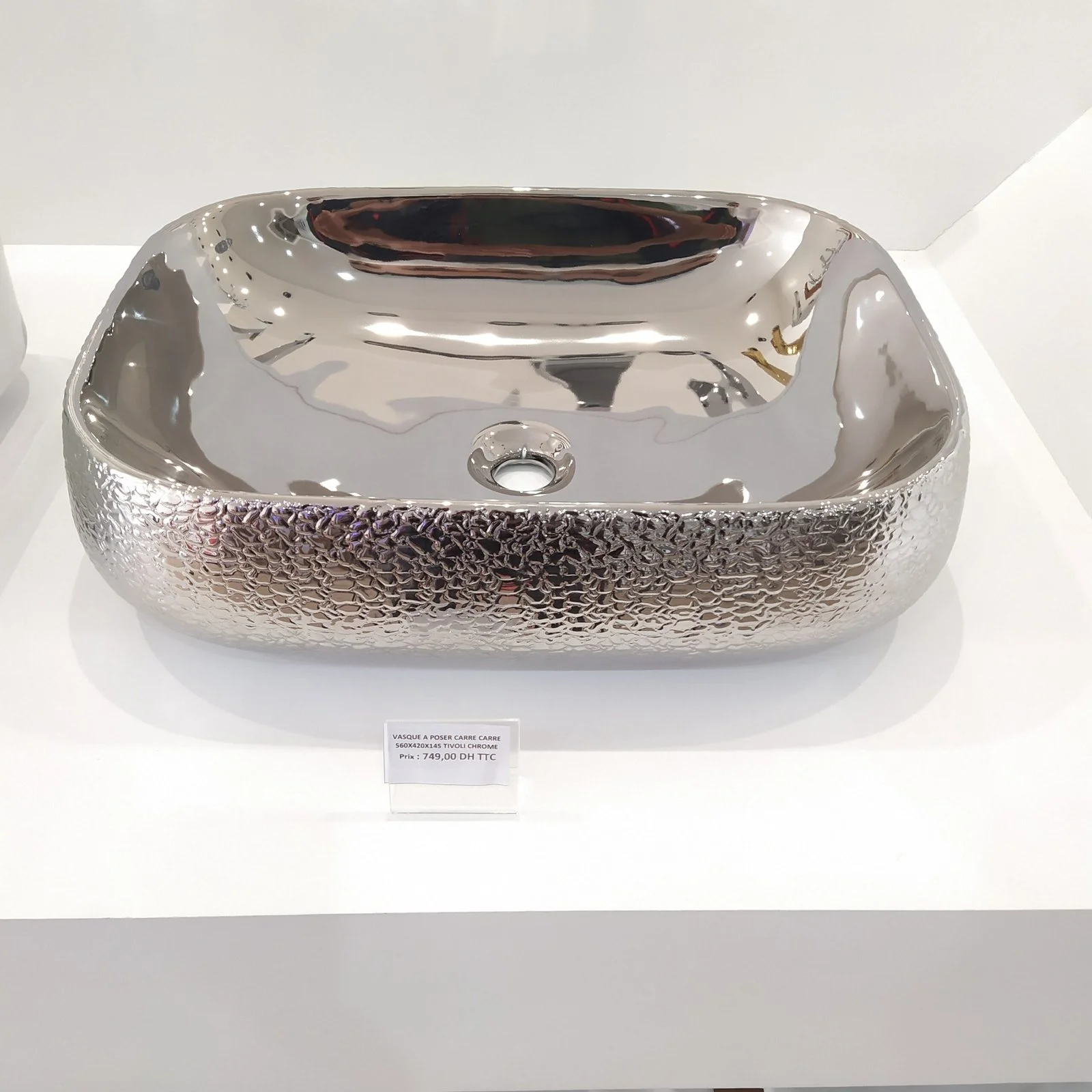 VASQUE A POSER CARRE CHROME BRILLANT TIVOLI – Image 1