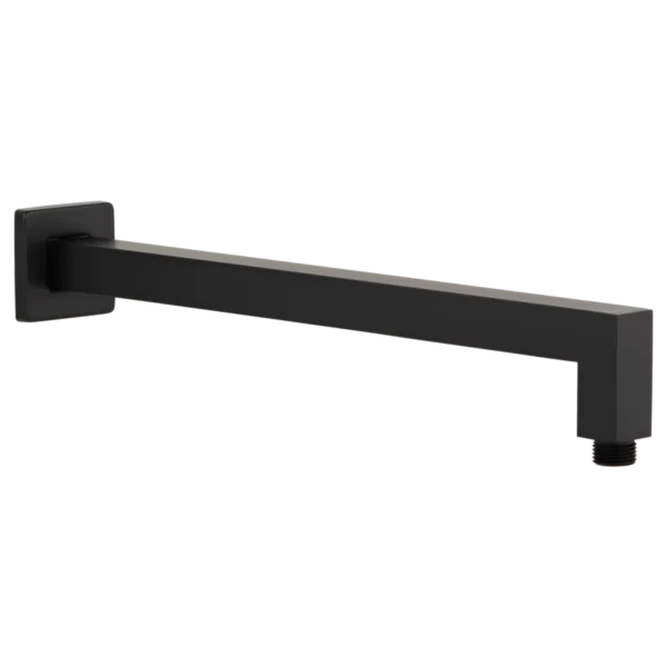 Zenith bras de douche mural noir carre