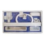 Accessoires SDB Blanc Plastique