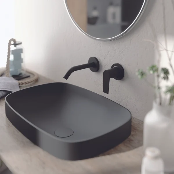 Mitigeur Lavabo Encastré Clever Noir