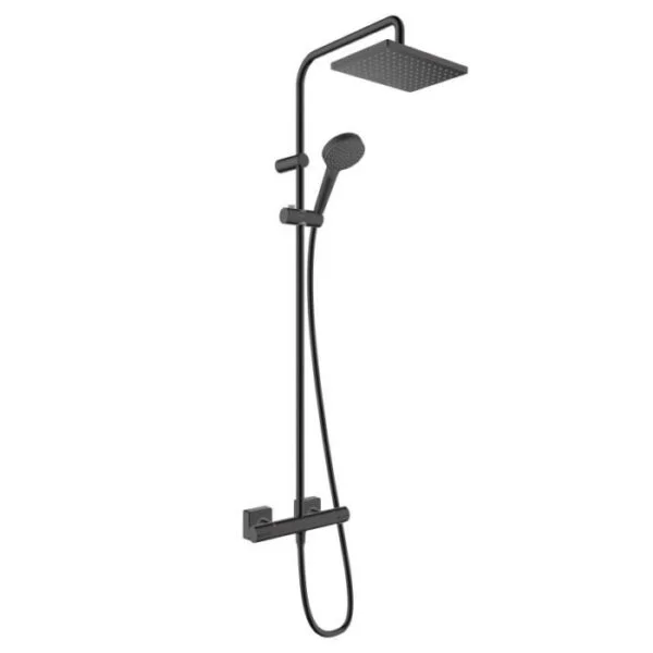 Hansgrohe colonne de douche thermostatique noir Shape