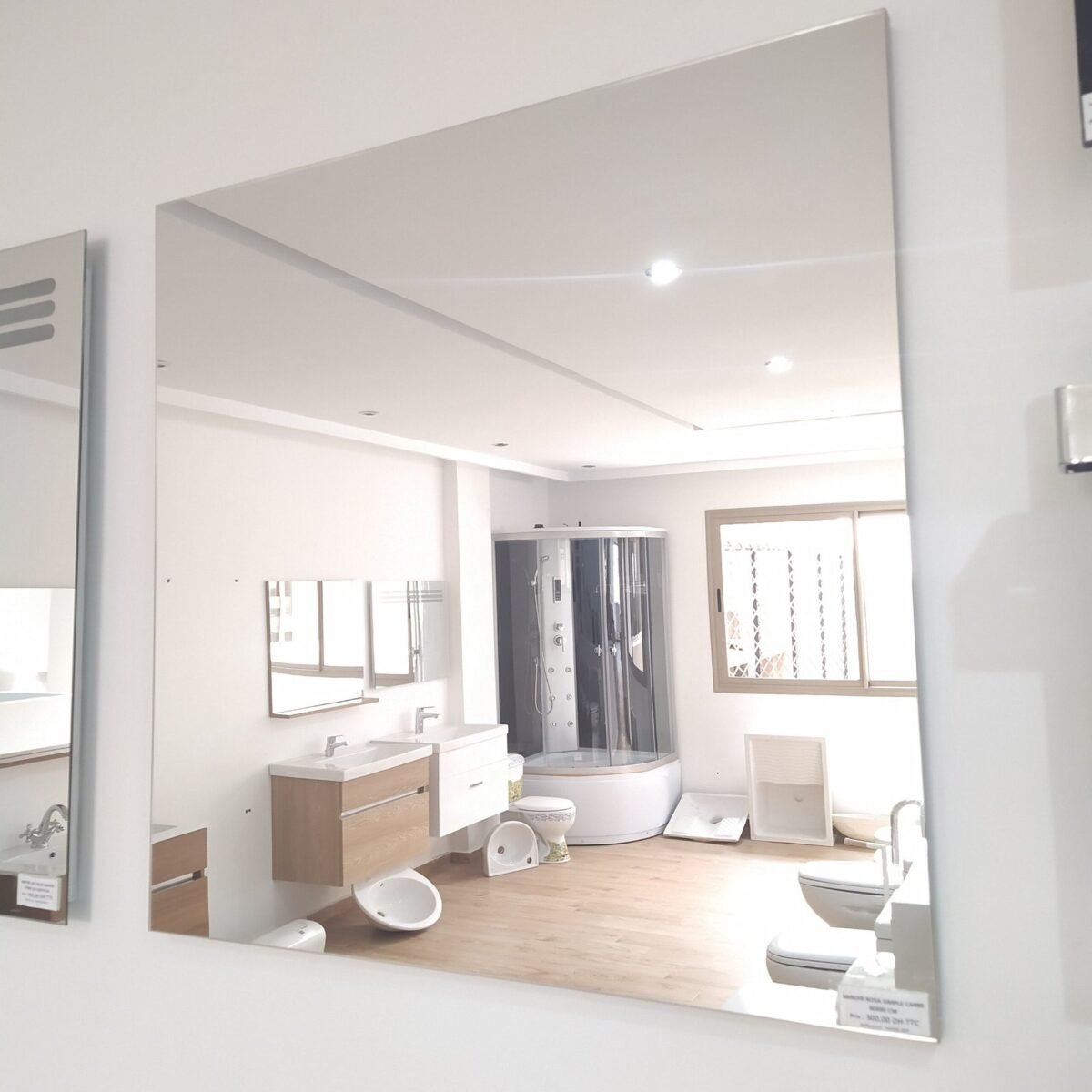 Miroir Simple Carré 80×80