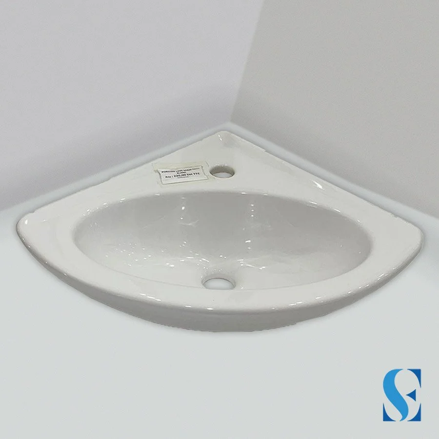 Porcher Lave-Main d'Angle Blanc