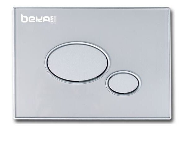 Plaque d'Action Dual Chrome Mat Beka