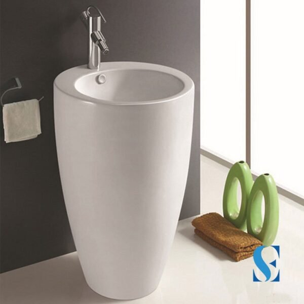 Lavabo vertical oval