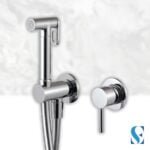 ZENITH KIT WC ENCASTRE ROND CHROME