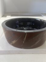 Aquazen vasque noir doré ronde