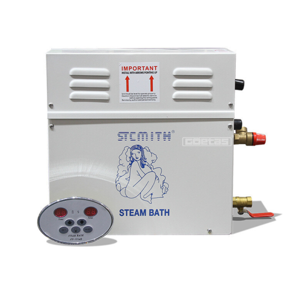 Steambath générateur de vapeur 4kw 220v avec panneau de commande digital