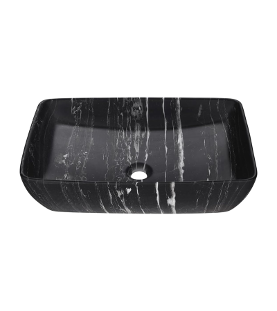 Aquazen vasque à poser noir blanc