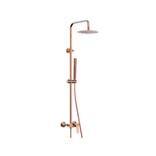 Colonne de douche avec mitigeur réglable Bronze