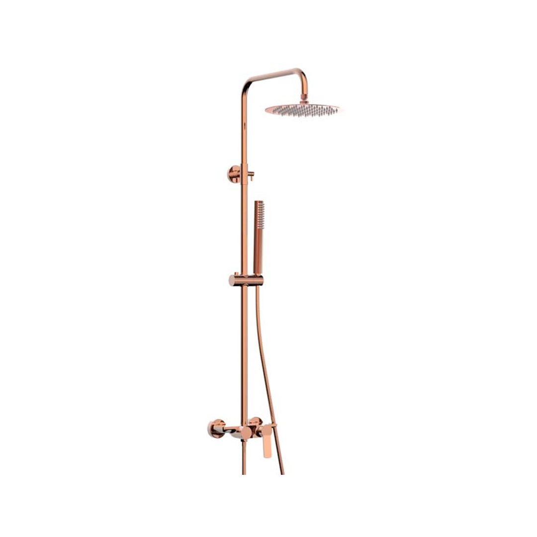Colonne de douche avec mitigeur réglable Bronze Colonne de douche avec mitigeur réglable Bronze