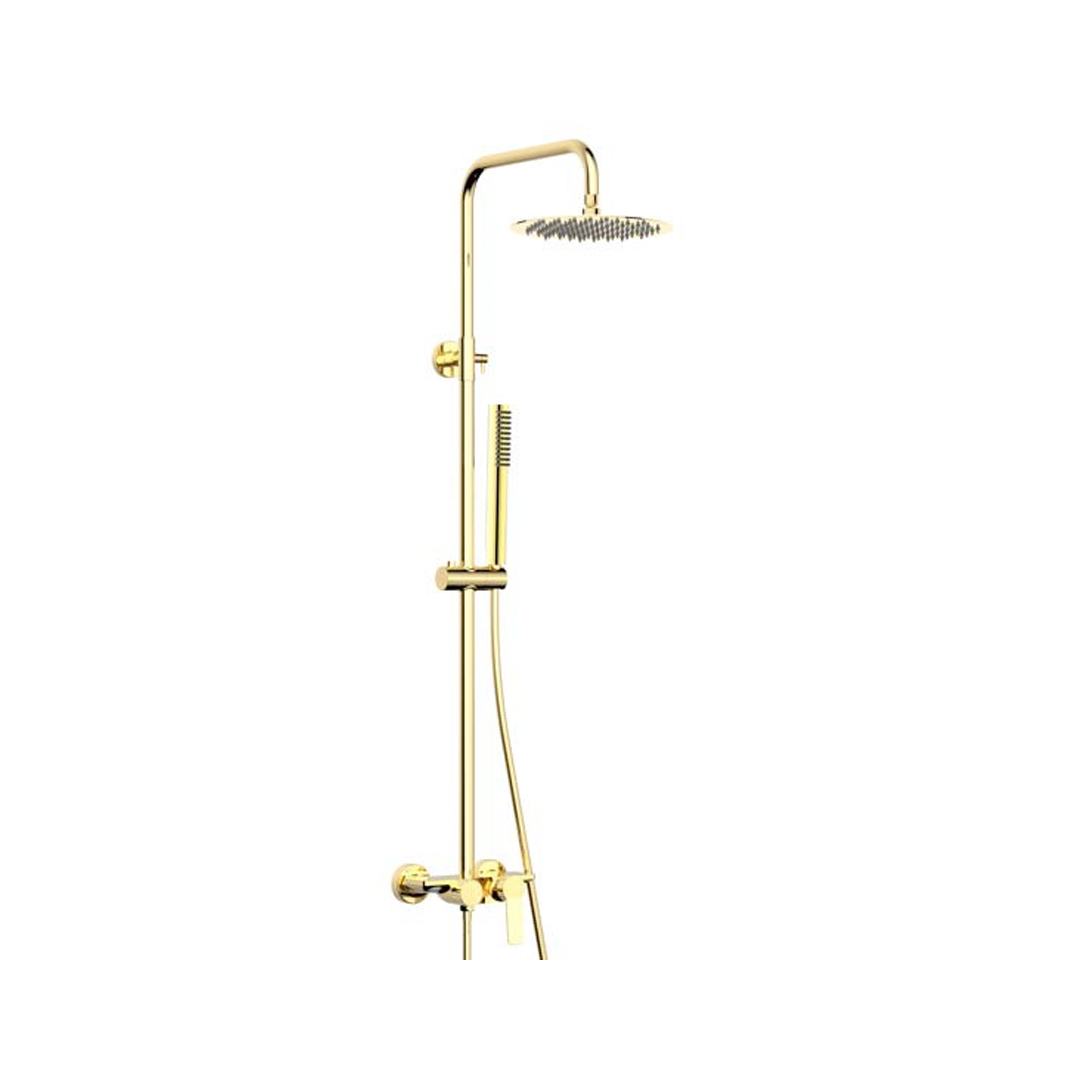 Colonne de douche avec mitigeur réglable Gold Robimed Colonne de douche avec mitigeur réglable Gold Robimed