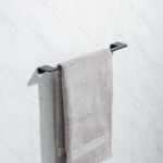 Porte-serviette anneau Onyx noir Tatay