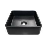 Vasque modèle Seoul 40x40 noir Résine