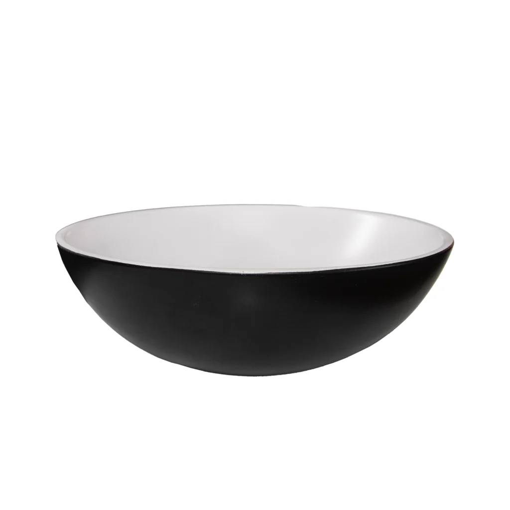 asque modèle Bogota 40 cm Blanc Noir