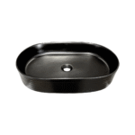 vasque à poser ovale effets bardage