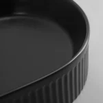 Vasque à poser recant bardage noir