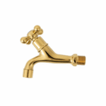 Robinet mural long pour Hammam Gold Wegay finition Or brillant